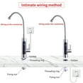 thumbnail image 4 of Instant Water Heater Tankless Heaters Kitchen Electric Hot Water Tap Bathroom Heating Stainless Steel Faucet ,Faster Heat, 4 of 5