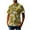 hgg266-Yellow, variant on Yaoyar Men's Hawaiian Print Short Sleeve Button Down Turndown Collar Shirt, Tropical Vacation Top, Beach Resort Wear Tee Blouse TShirt