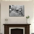 thumbnail image 3 of Vintage Black and White Bicycle Man Peeing Cycling Poster Canvas Wall Art HOMe Wall Decor Bedroom Aesthetic Art Prints Posters Decorations, 3 of 10