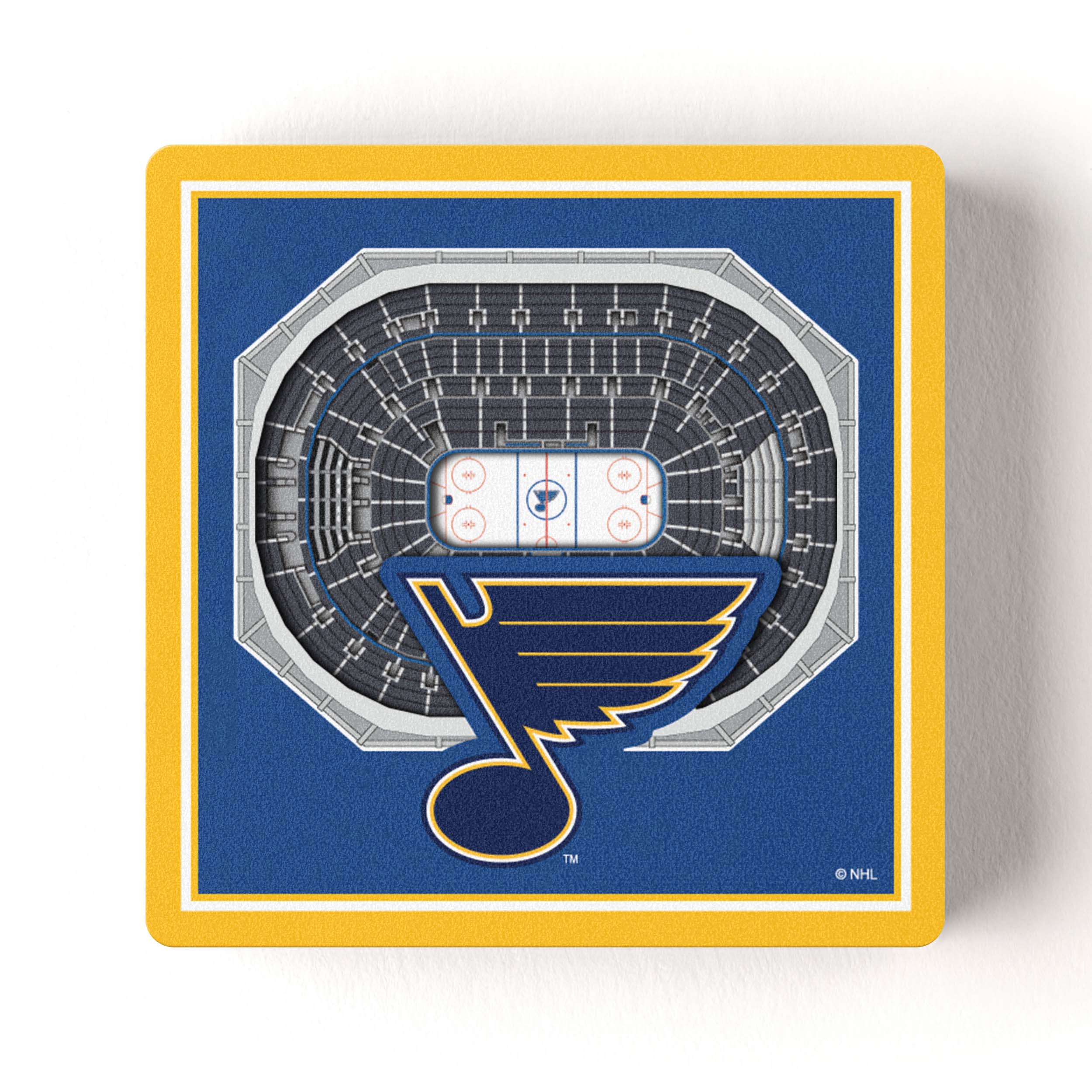 YouTheFan NHL St. Louis Blues 3D StadiumView Magnet