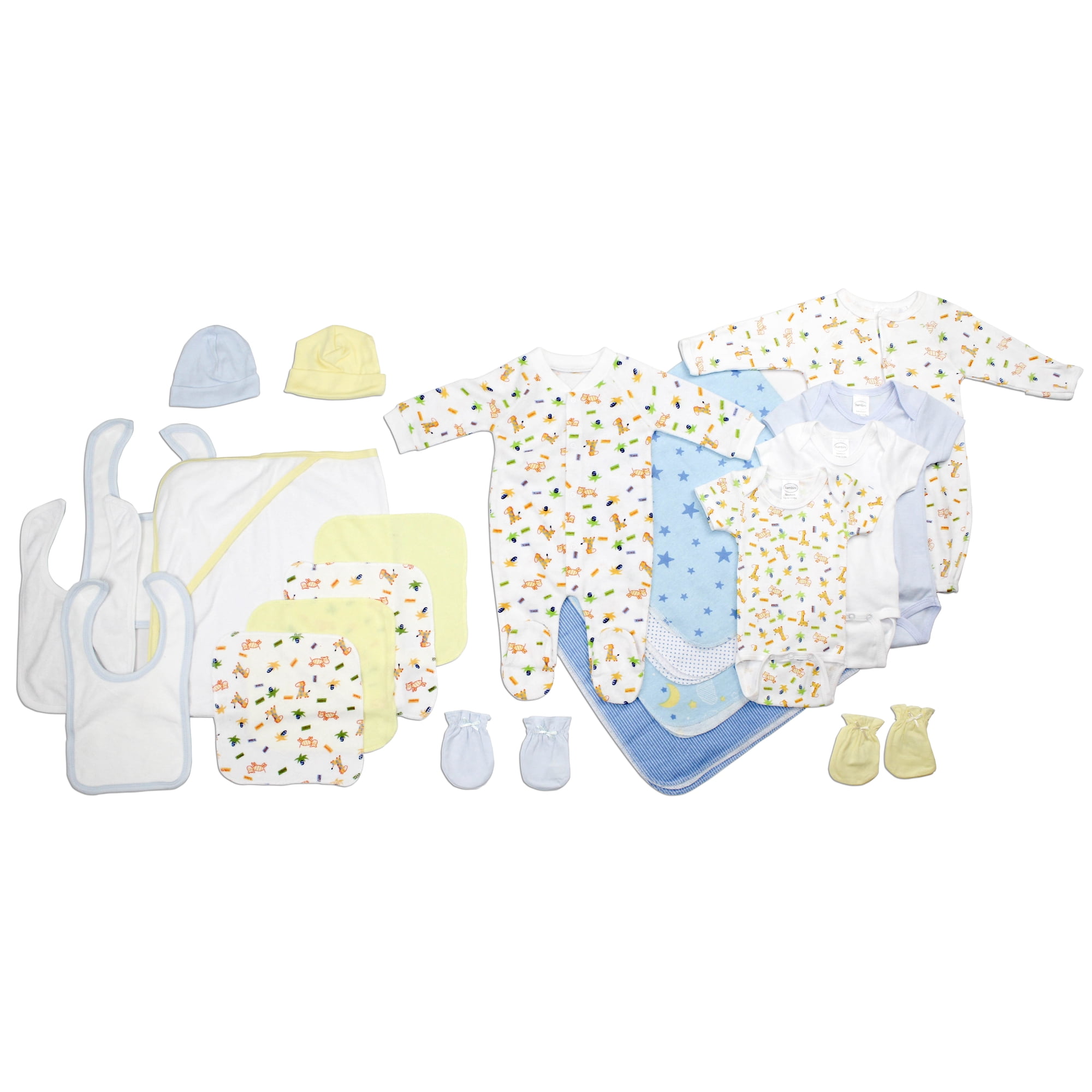 Bambini Newborn Baby Boy 21 Pc Layette Baby Shower Gift Set