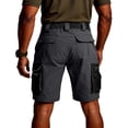 thumbnail image 6 of Dwellite Cargo Short for Men 2026 Outdoor Durable Hiking Shorts Summer Stretch Waist Knee Length Short with Zipper Pockets Black XL, 6 of 9