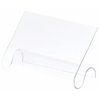 Plymor Clear Acrylic 2-Shoe Display Rest, 7" W x 3.25" D x 4.25" H