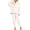 Beige, variant on Winter Pajamas for Women Fuzzy Loungewear Sets Ladies Fleece Long Sleeve Tops and Long Pants 2 Piece Sleepwear