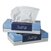 Dublsoft Facial Tissue, 2-Ply, 100 Per Box, 30 Boxes/carton