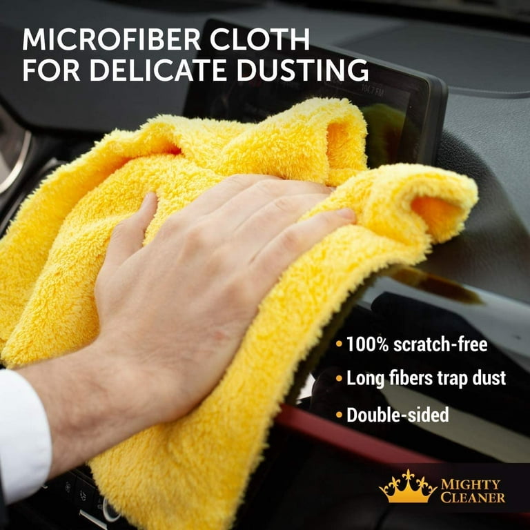 12 Pack Large Microfiber Cleaning Cloths Hair Drying Towels –  ProStylingSource