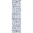 thumbnail image 1 of Unique Loom Aberdeen Tone-on-Tone Runner Rug 2' x 7' Blue/Ivory, 1 of 4