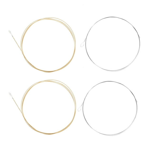 1 Ensemble de 4 Cordes de Banjo en Acier Remplacement Accessoires de Cordes de Banjo