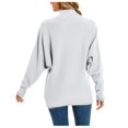 thumbnail image 5 of Qertyioot Chandails Tricotés pour Femmes, Haut Tricoté Ample à Manches Longues et Col Rond pour Femmes, 5 of 5