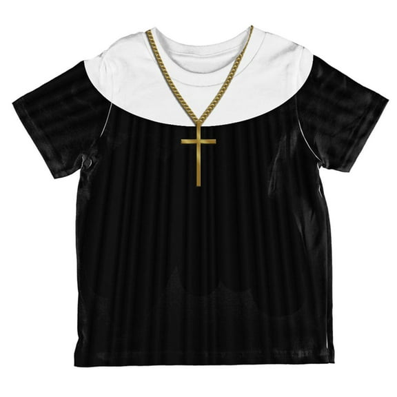 Halloween Nun Habit Costume All Over Toddler T Shirt Multi 4T