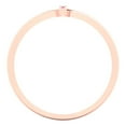 thumbnail image 4 of Statement Engagement Ring for Women - 0.09ct Simulated Pink Diamond in 14K Rose Gold Promise Ring, 4 of 6