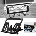thumbnail image 2 of Soporte portátil Macarena para computadora portátil de aluminio Plegable Negro, 2 of 8