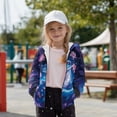 thumbnail image 3 of Uorisanigo Kids Full Zip Hoodie Hooded Sweatshirt with Pockets Soft Oversized Hooded Sweatshirts Fluffy Furry Warm Shirt Casual Cherry Blossom Snake Sweatshirt for Boys Girls, 3 of 8