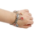 thumbnail image 4 of Pulsera de la cantante Karol G ZHIPENG brazalete de cuentas esmaltadas joyería de fiesta, 4 of 4