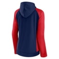 thumbnail image 3 of Women's Fanatics Navy/Red New England Patriots End Around Lightweight Raglan Full-Zip Hoodie Jacket, 3 of 3