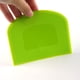 thumbnail image 5 of Rascador de banco de espátula para cuenco, herramienta multiusos de plástico Flexible para cortar pasteles de cocina, raspadores de alimentos, juego de 2 piezas - Verde, 5 of 5