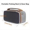 thumbnail image 2 of Estuche Pequeño para Carrete de Pesca con Mosca con 2 Divisores Ajustables A Prueba de Golpes. Bolsa de Transporte para Carrete. Bolsa de Pesca. Estuche para Carrete., 2 of 5