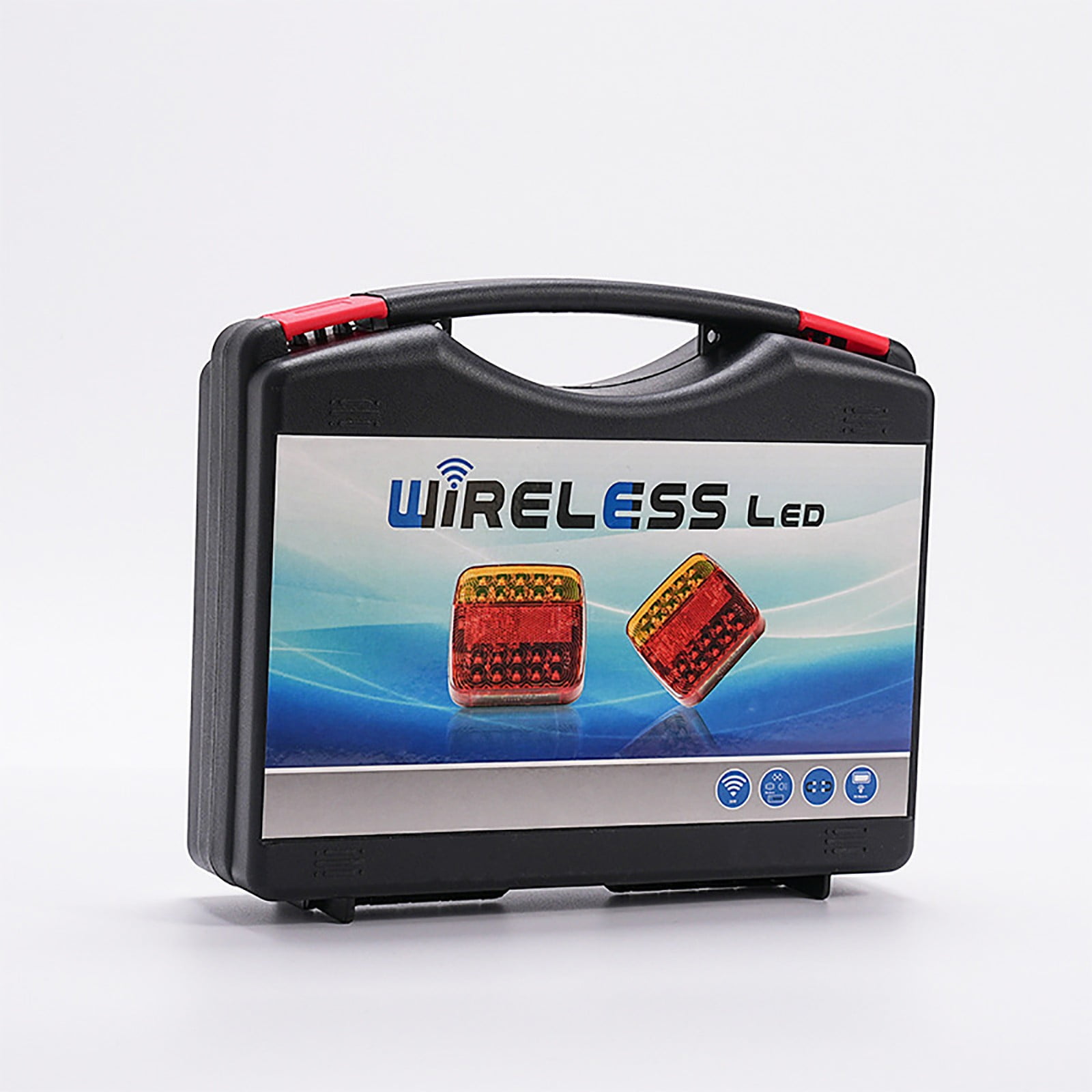 Clearance! Wireless Tail Lights for Trailer, 2025 New LED Magnetic Towing Tail Light, Magnetic Wireless Tail Lights Kit, Rechargeable Wireless Trailer Led Lights, for Truck, Rv, Camper