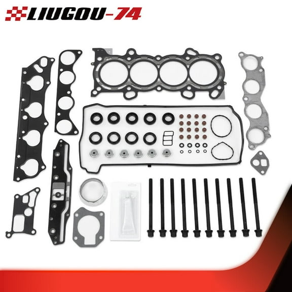 Head Gasket Kit Bolt Fit for 2003 - 2006 Honda Accord Components 24L DOHC-