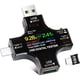 thumbnail image 1 of Medidor de Potencia USB C 2 en 1, Multímetro Digital 3.6-32V 0-8.0A Probador de Voltaje y Corriente, Medidor Tipo C, Voltímetro de Capacidad de Batería, Banco de Energía, Cargador Rápido, Detector, 1 of 22