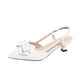 thumbnail image 1 of Correas de Tacón para Tacones Altos Bombas de Cuero Patentado con Correa Ajustable Y Tacón Esculpido de 5 cm para Oficina, Bodas O Noches de Fecha Tacones Cojines para Tacones Altos, 1 of 9