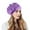 Purple, variant on BKQCNKM Head Turbans for Women, Cancer Headwear for Women, Beanie for Women, Pre Tied Head Scarf for Women, Beige One Size