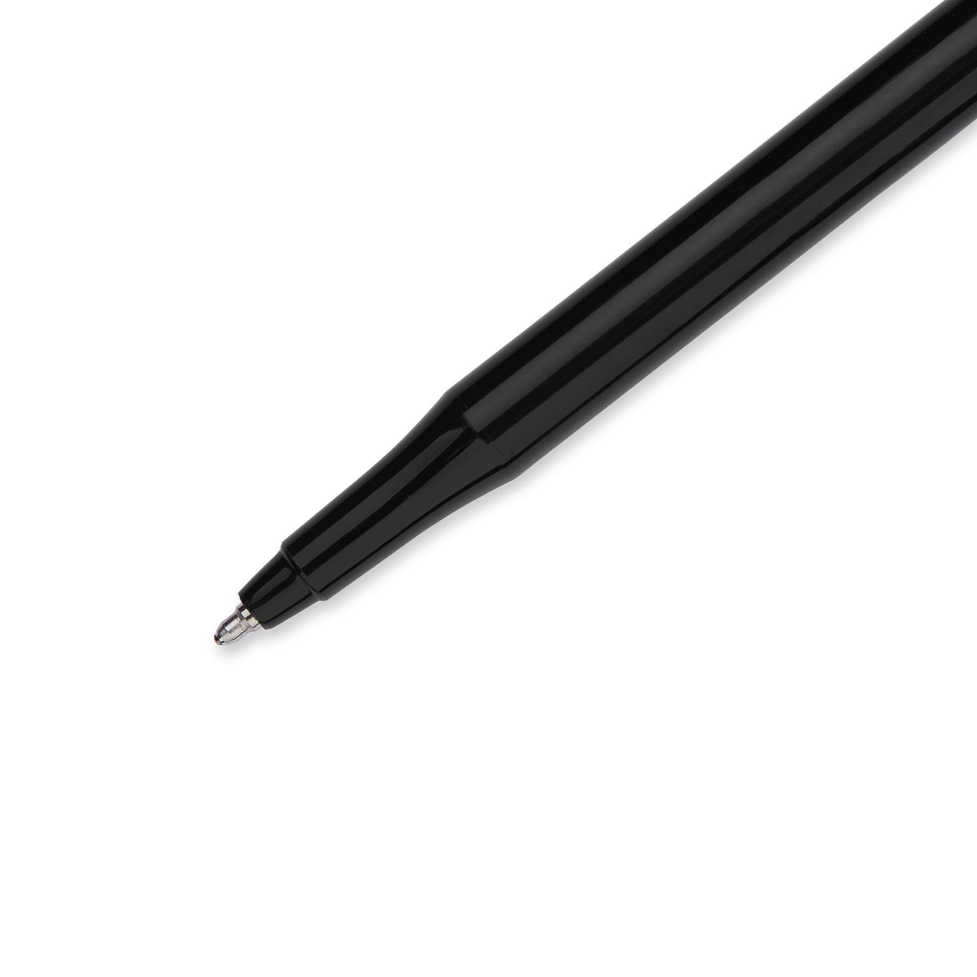 Paper Mate EraserMate Erasable Pens, Ballpoint Pens, Medium Point (1.0mm), Black, 5 Count