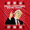 thumbnail image 2 of Make Christmas Great Again Funny Ugly Christmas Sarcastic Graphic Men Sweatshirt, 2 of 6