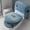B001- Blue, variant on Universal Pink Toilet Protector Kit, Toilet Seat Lid Cover, Cushion Toilet Seat for Household Daily Use, Toilet Lid Covers for Bathroom, Soft Plush Washable Full Toilet Set,