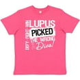 thumbnail image 3 of Inktastic Lupus Picked The Wrong Diva Youth T-Shirt, 3 of 5
