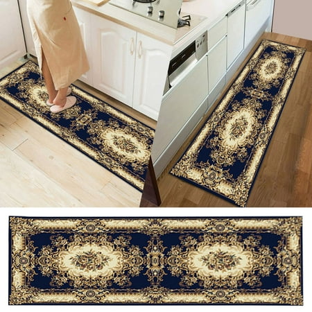 

Door Mat Machine Washable Velvet Floor Mats Non Slip Comfortable Standing Mat Ergonomic Rug