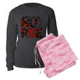 thumbnail image 5 of CafePress - Spooky Halloween Nurse - Women's Long Sleeve Charcoal Gray Pajamas, 5 of 7
