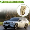 thumbnail image 2 of Cubierta de pomo de cambio de marcha manual universal para automóvil SUV camión de Bargains Únicos de tela beige, 2 of 7
