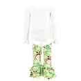 thumbnail image 4 of Unique Baby Girls Joyful Merry Bright Santa Christmas Outfit (18M, Green), 4 of 5