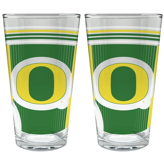 Oregon Ducks Two-Piece 16oz. Pint Glass Set
