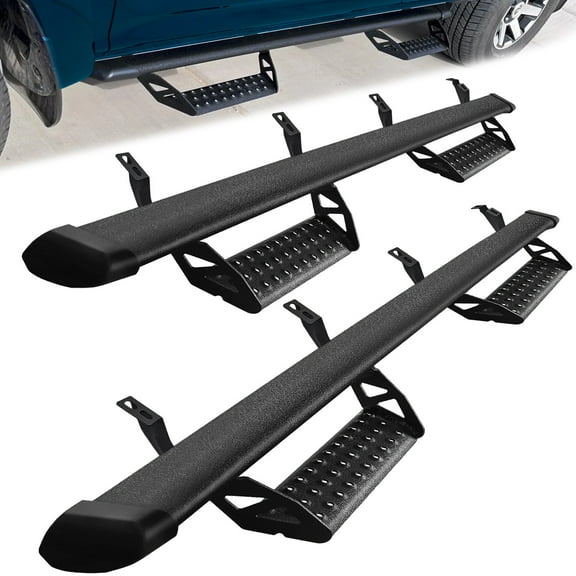Fit 2024-2025 Toyota Tacoma Double/Crew Cab 3" Running Board Drop Step Bar