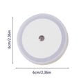 thumbnail image 2 of pdqouc Home Round Plug-in Intelligent Light Sensor Control LED Night Light Lamp for Bedroom Hallway Creative Bedroom Living Room Lights Decorations, 2 of 4