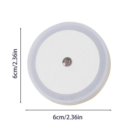

Limited Time Offer Nayueo 1X Round Smart Light-Controlled Night Light Night Light Round Led Smart Light Control Sensor Light Night Light European Standard Orange