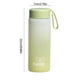 thumbnail image 3 of Botella de Agua Deportiva de 650 Ml (21,9 Oz), a Prueba de Fugas, Motivacional, con Correa Portátil, de Plástico Semitransparente Esmerilado | Gran Capacidad para Gimnasio, Acampada, Senderismo y Fit, 3 of 6
