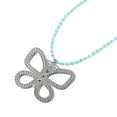 thumbnail image 4 of Butterfly Necklace for Women - Rhinestone Pendant Choker, Zinc Alloy Jewelry, Cute Sparkly Accessory, 4 of 8