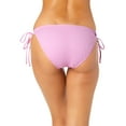thumbnail image 5 of Celebrity Pink Junior's Lavender Lace Swim Bottom, Sizes S-XXL, 5 of 6