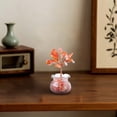 thumbnail image 3 of Clearance Under $2 Handmade Copper Wire Gemstone Tree, Natural Crystal Ornament for Home Car Desk Decor, Positive Energy Feng Shui Tree D 1PC, 3 of 4