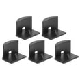 thumbnail image 4 of 5 PCS Wall Hat Rack Self Adhesive Baseball Hat Hanger Hook Earphone Necklace Storage Rack Black, 4 of 8