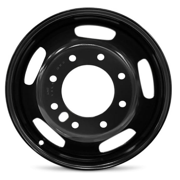 New OEM Replacement Wheel 17x6 in for 2019-2024 Dodge Ram 3500 Painted Black 17 inch Steel Rim