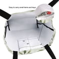thumbnail image 6 of FORMRS Womens Canvas Tote Bag with Zipper Inner Pocket Shoulder Handbag, Lush Greenery, 6 of 7