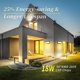 thumbnail image 3 of applique Exterieure, 18w Apliques Mural Moderne Extrieure, Pour Luminaire Exterieur, Terasse De Jardin Exterieur, Pathway, Patio, Villa, Couloir, 3 of 5
