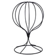 thumbnail image 1 of Thinsony Hat Display Stand Iron Wig Storage Rack Standing Cap Holder Solid Color Household Showcase Closet Shop Mall Reusable Black High, 1 of 6