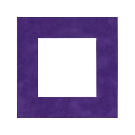 

Suede Texture Photo Mat - Purple 12x12 for 8x8 Photos - Fits 12x12 Frame