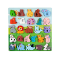 thumbnail image 1 of Nathis Toys Wooden Animal Alphabet Puzzle Board, Best educational gift for children., 1 of 3