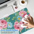 thumbnail image 4 of Long Mouse Pads for Desk,Pioneer Flower Floral Print Pattern Desk Mats on Top Of Desks, Desk Mouse Pad Extra Large with 3mm Non-Slip Base and Stitched Edge for Gaming,Office,Work,Home 35.4"x15.7", 4 of 6